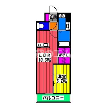 【間取り】 | ＴＡＳＵＫＩＰＬＡＮ井相田 | ＲＥＳＩＤＥＮＣＥ南福岡の間取り