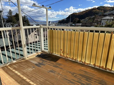 【バルコニー】 | 岡谷市湊1丁目 中古住宅⑦ | バルコニー