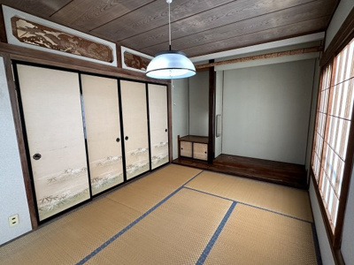 【和室】 | 岡谷市湊1丁目 中古住宅⑦ | 1階和室 6帖