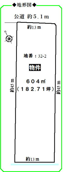 【土地図】 | 四日市市釆女町　売地