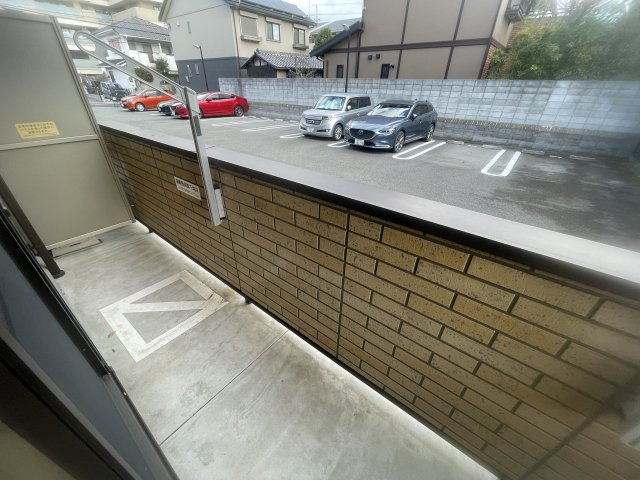 アーク土山のバルコニー