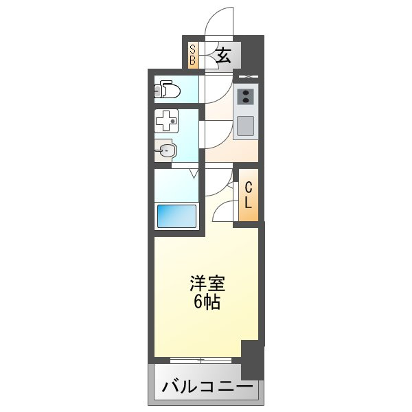 エスリードレジデンス大阪グランノースⅠの間取り