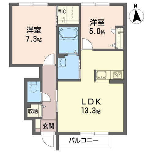 メゾンドクーの間取り