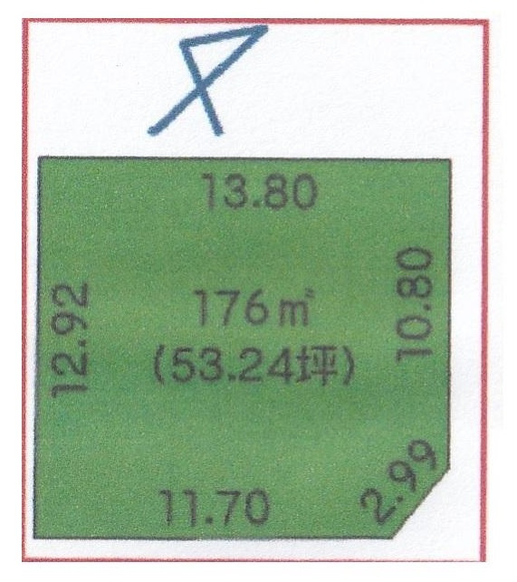 木更津市金田西　土地の土地図