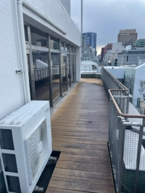 星ビルのバルコニー|バルコニーがあります
