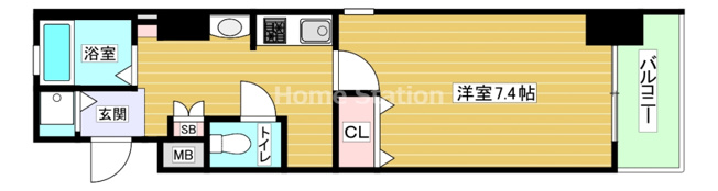 【間取り】 | プレサンスセンターコア大阪