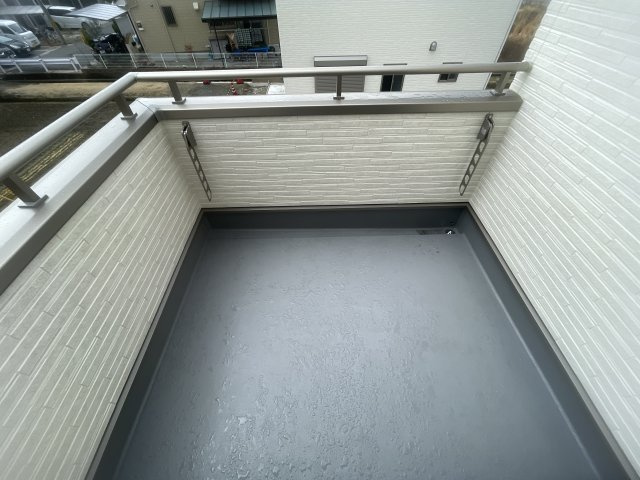 ボヌール東阿保のバルコニー