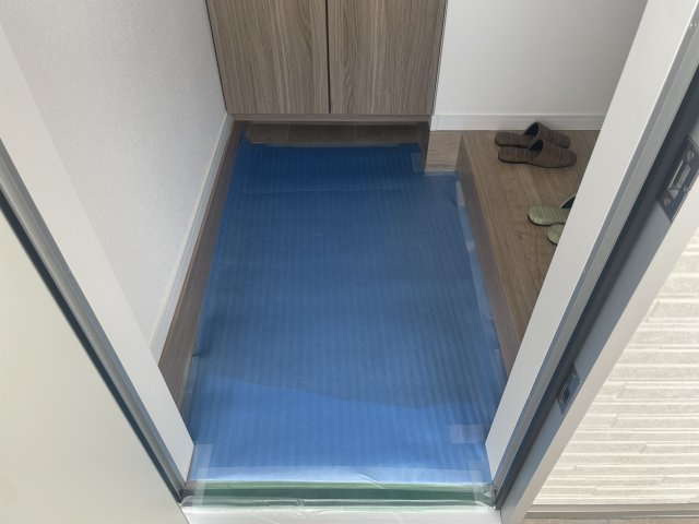 ボヌール東阿保の玄関