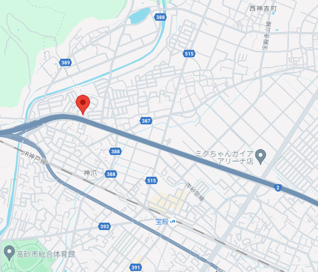 加古川市西神吉町岸　中古戸建の地図|JR「宝殿駅」まで徒歩約15分ですので、通勤、通学に便利な立地です。