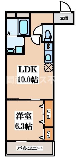 【間取り】 | フジパレス教興寺
