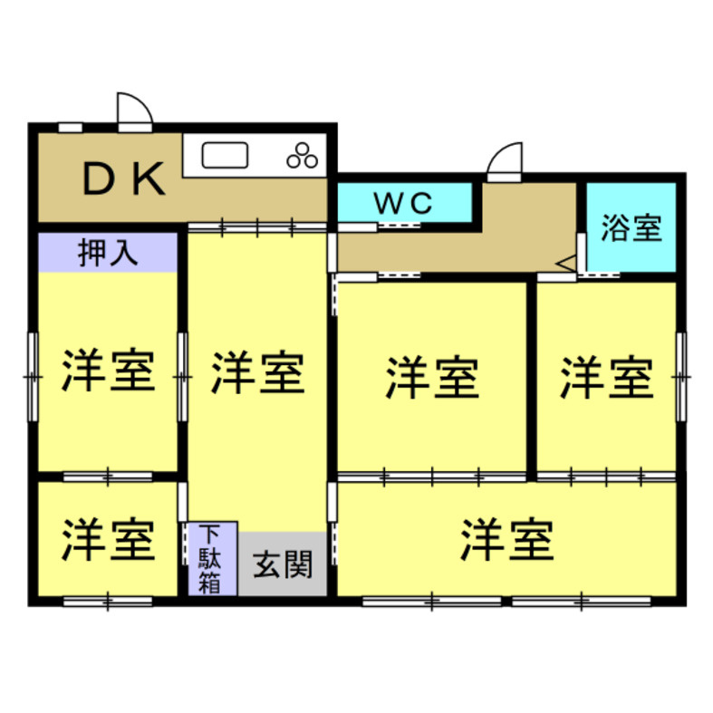 宮津戸建ての間取り