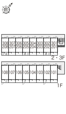 【区画図】 | レオパレス豊里