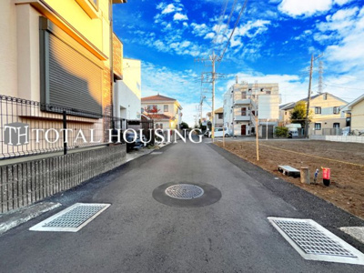 【前面道路含む現地写真】 | －未公開－国分寺市内藤2丁目　建物条件付売地　全2区画