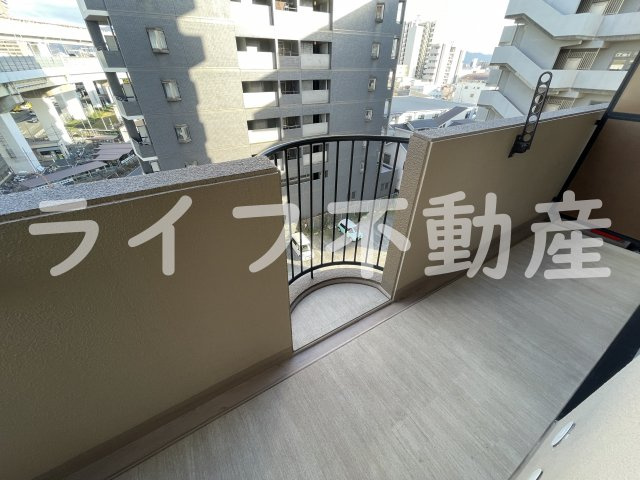 フェルザ長田のバルコニー|バルコニー付きです