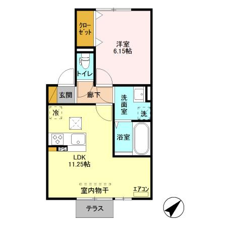 【間取り】 | バードネイチャー　Ｅ棟