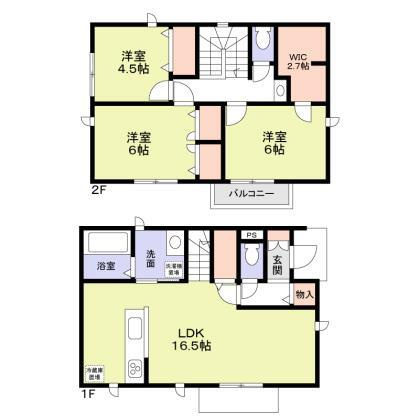 【間取り】 | 日野市多摩平5丁目戸建