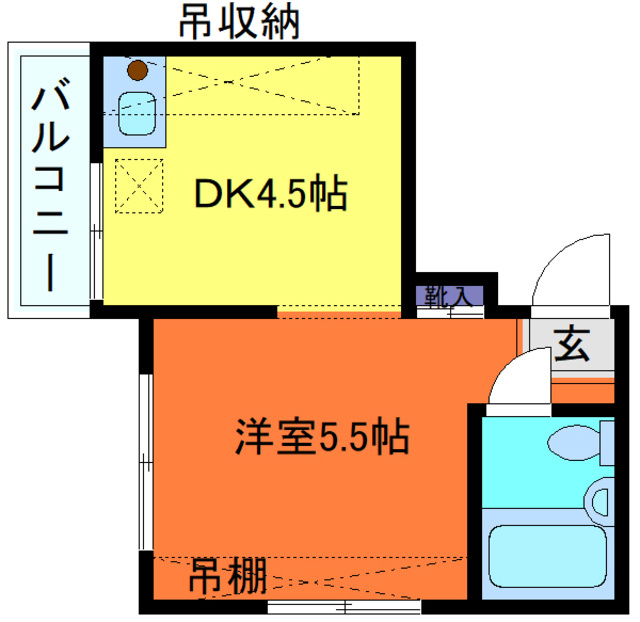 岡本ビラの間取り