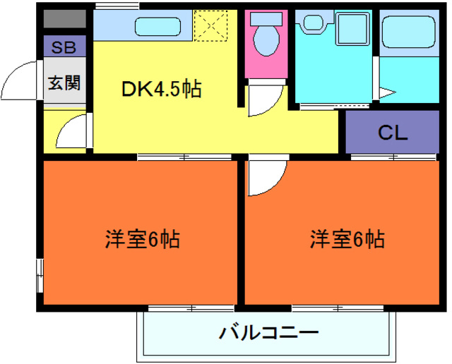 ジョイフル南町の間取り