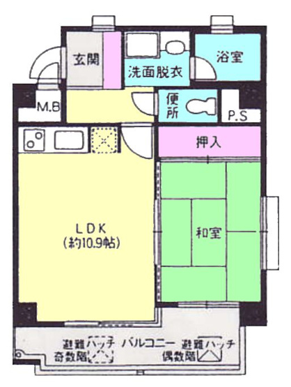 【間取り】 | セントポリア薬院