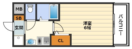 エスリード同心第3の間取り
