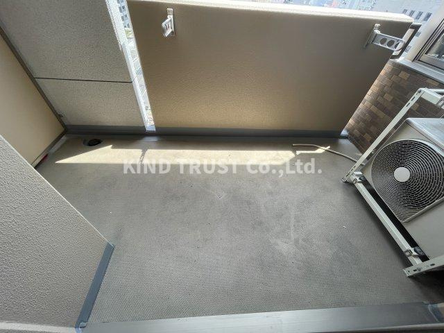 グレンパーク梅田北のバルコニー|広々としたバルコニーです