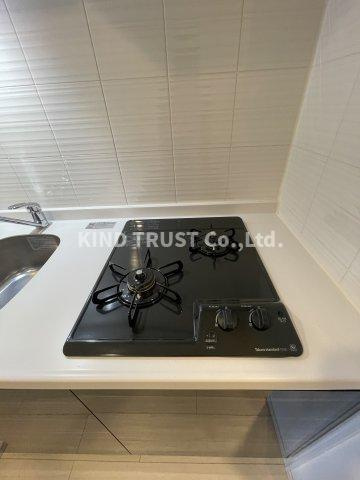 La Douceur西天満のキッチン|コンパクトなキッチンで掃除もラクラク