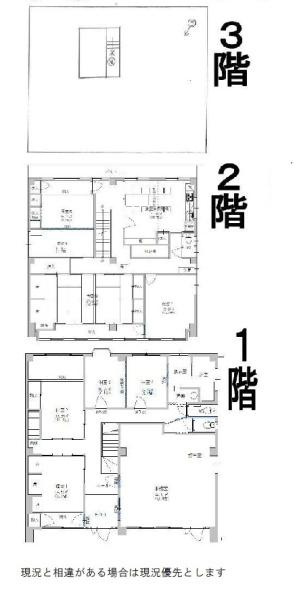 下津町下津　住居付事務所の間取り