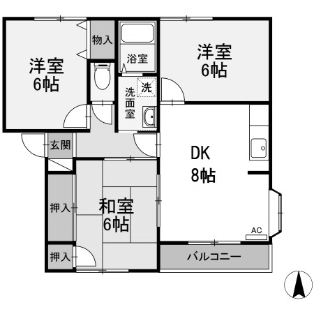 【間取り】 | エイブルハイツB | エイブルハイツ