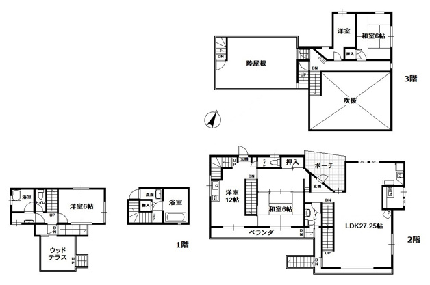 【間取り】 | エンゼルフォレスト伊豆赤沢　戸建