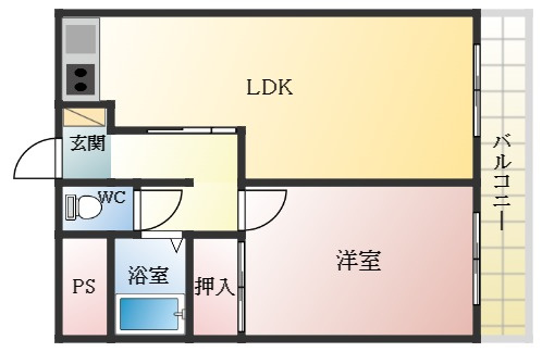 【間取り】 | パリーサハウス福田