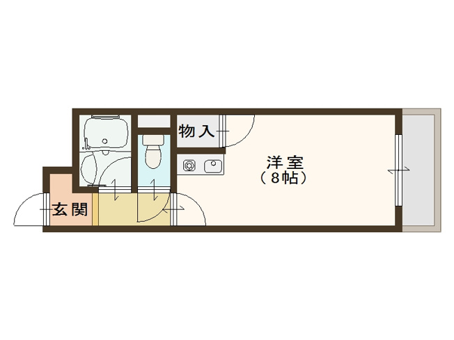 【間取り】 | エスポワール御崎
