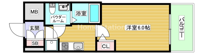 【間取り】 | アドバンス西梅田ラシュレ