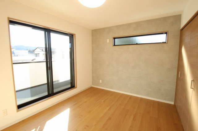 朝倉本町　新築戸建　中号地（全3区画）　の洋室|2F　南西の部屋　6.34帖