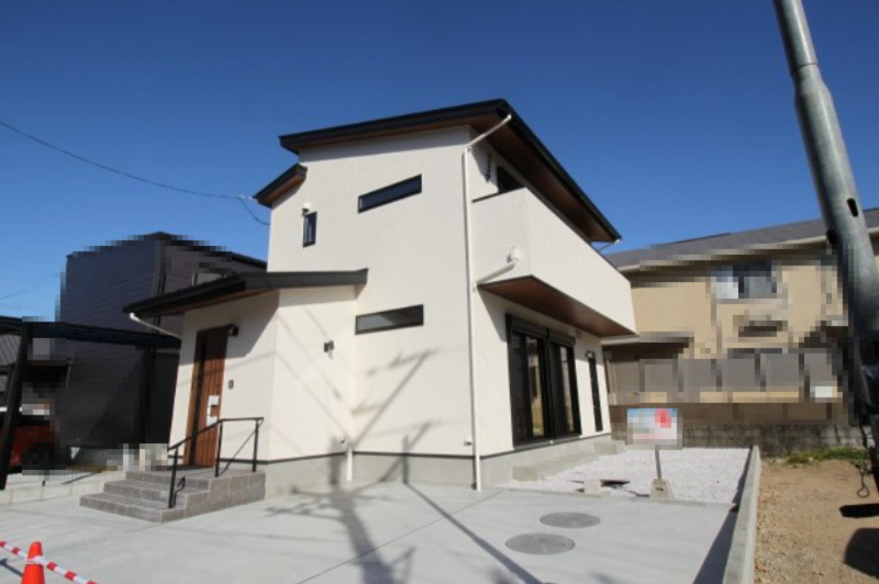朝倉本町　新築戸建　中号地（全3区画）　の外観|建物面積　84.45㎡　（約25.54坪）
