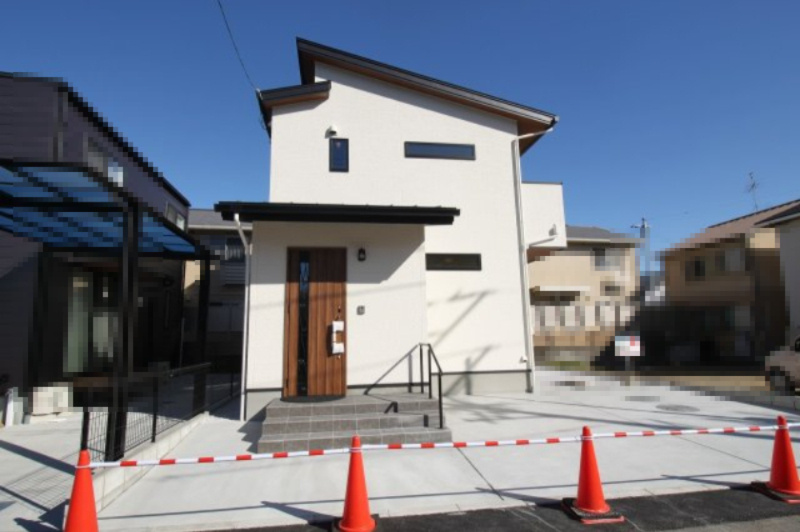 朝倉本町　新築戸建　中号地（全3区画）　の外観|3LDK　建物面積　84.45㎡　（約25.54坪）