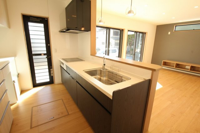 朝倉本町　新築戸建　中号地（全3区画）　のキッチン|システムキッチン