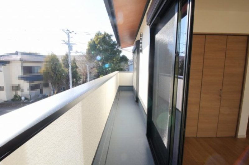 朝倉本町　新築戸建　中号地（全3区画）　のバルコニー|2F　南東の部屋　5.23帖