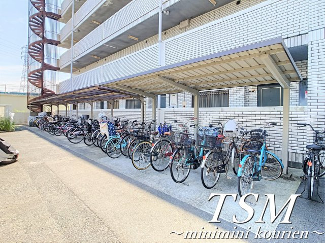 パレ音羽のその他共用部分|敷地内駐輪場