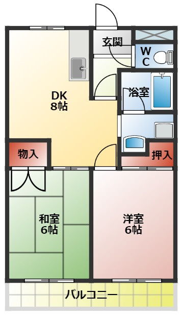 パレ音羽の間取り