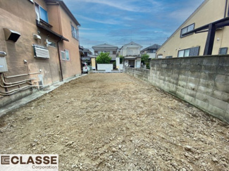 【前面道路含む現地写真】 | 城陽市平川長筬　売土地　建築条件付き