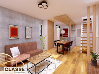 【完成予想図】 | 城陽市平川長筬　売土地　建築条件付き | 弊社標準仕様（アトリエスタイルハウス仕様）では、耐震等級3相当が標準です。間取りにもよりますので、設計士に確認しながら、ご希望の間取りとの兼ね合いで考えていきましょう。