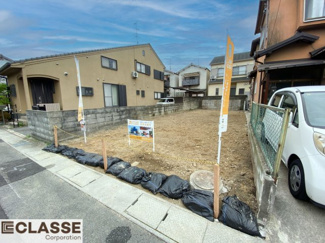 【前面道路含む現地写真】 | 城陽市平川長筬　売土地　建築条件無し