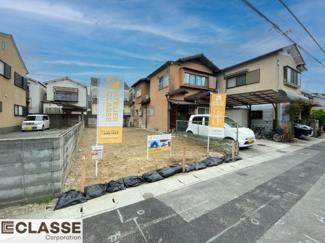 【前面道路含む現地写真】 | 城陽市平川長筬　売土地　建築条件無し