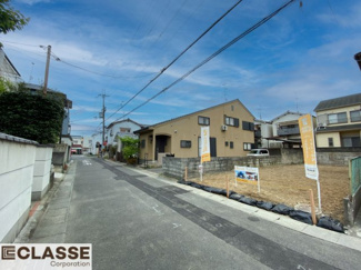 【前面道路含む現地写真】 | 城陽市平川長筬　売土地　建築条件無し