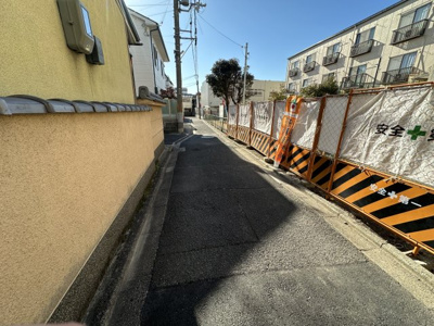 【前面道路含む現地写真】 | 花園巽南町　売土地（建築条件付） | 毎日のお買い物に便利な生鮮館なかむら円町店まで徒歩4分♪