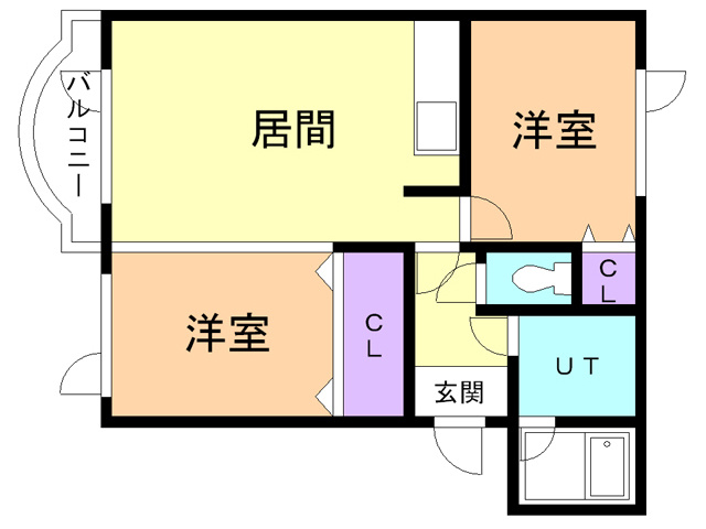コーポシーラの間取り