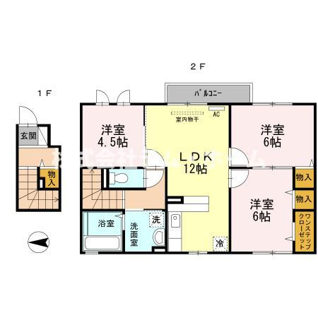 【間取り】 | コージーコート法善寺