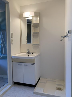 【洗面所】 | エンクレスト天神南Ⅲ | 別号室の写真になります。現況優先。