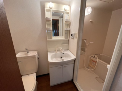 【独立洗面台】 | エバーグリーン新大阪 | 朝の身支度には欠かせない独立洗面化粧台