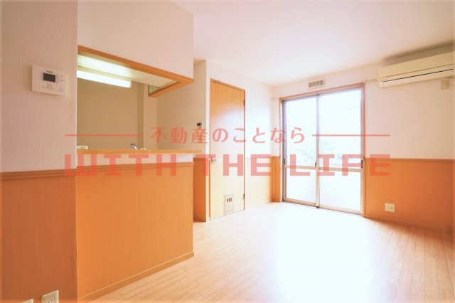 コートグレイス の居間・リビング|使いやすいリビングです